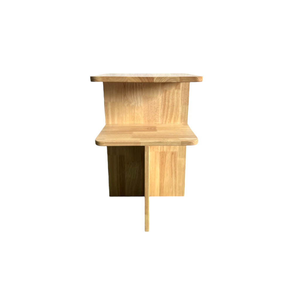 Modern Wooden Bedside Table - Nightstand with Drawer & Shelf for Bedroom, Living Room, or Office - Compact & Stylish Home Furniture