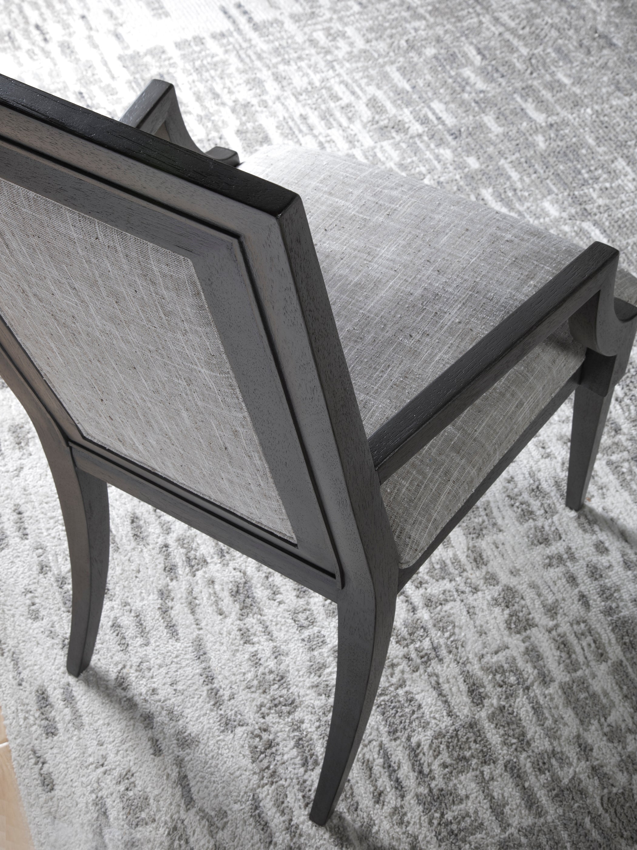 Appellation Upholstered Arm Chair in Gray - Comfortable Living Room Accent Chair for Home Office & Lounge