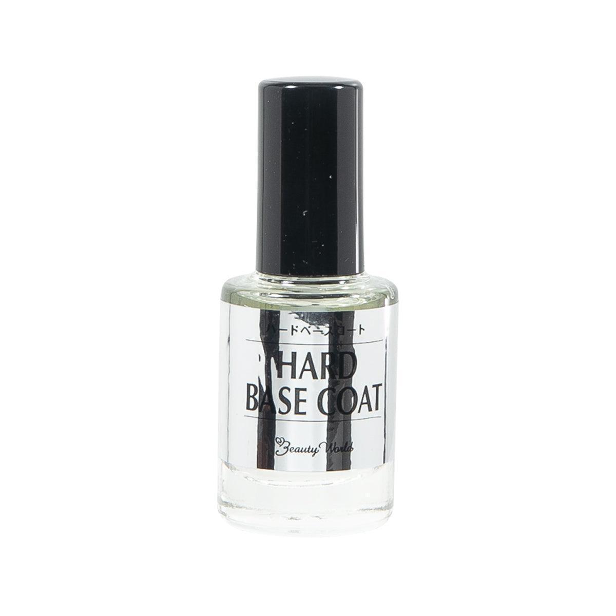 BEAUTY WORLD Hard Base Coat - Long-Lasting Nail Polish Primer for Gel & Acrylic Nails | Perfect for Manicures, Salon Use & At-Home Nail Care