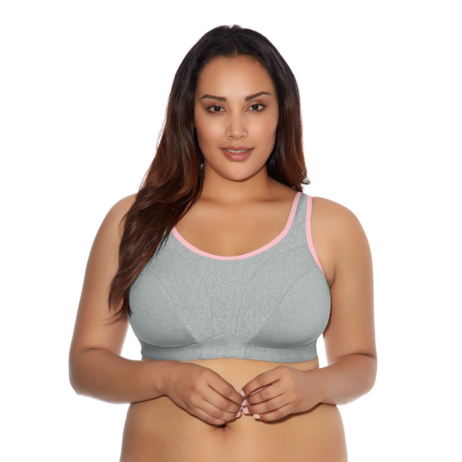 Plus Size Wireless Soft Cup Sports Bra for Women - Comfortable Support for Yoga, Running & Workouts - Goddess Collection