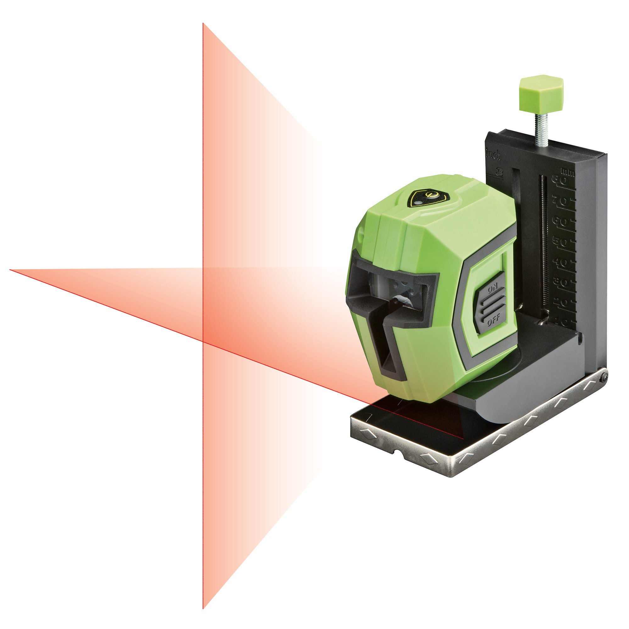 PowerSmith PLCL10BC Self-Leveling Cross-Line Laser Level with Manual Mode, Pendulum Lock & Magnetic Base - Perfect for Construction, DIY Projects, Tile Installation and Wall Alignment (Includes Adjustable Clamp, Pouch & Batteries)