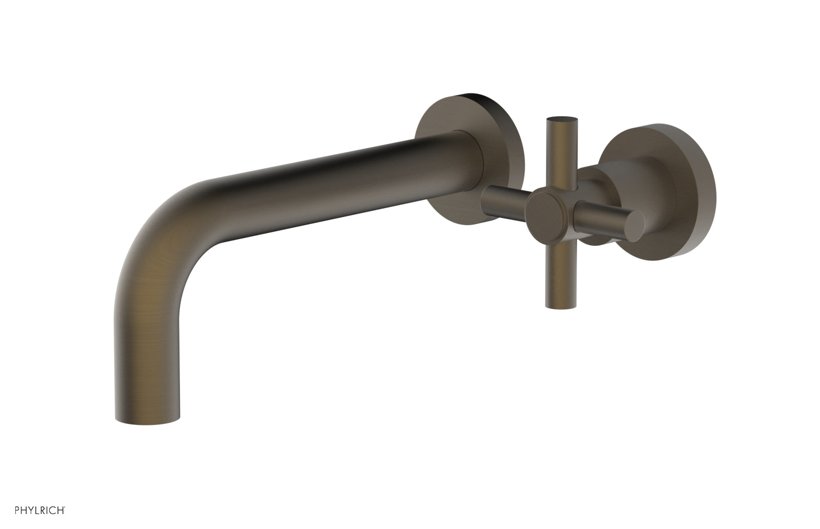 D131-15 Single Handle Wall Mount Lavatory Faucet Set - Cross Handle Design for Bathroom Sink, Perfect for Modern Home & Commercial Use