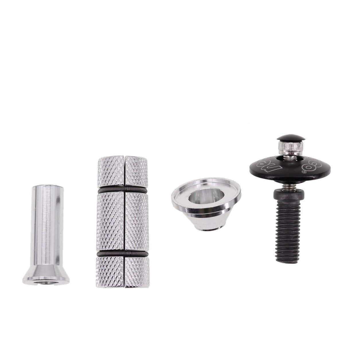 Neco Carbon Fiber Headset Expander Top Cap - Star Nut Plug Bolt for Bike Stems, Long Large Size | Perfect for MTB, Road Bikes & BMX Upgrades