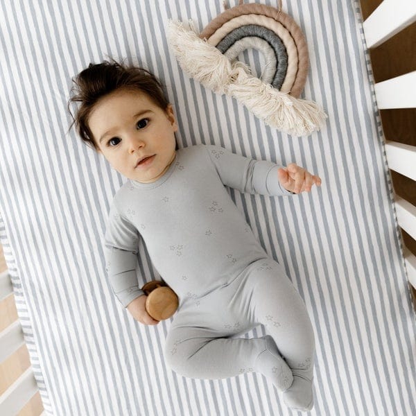 Elys & Co 2 Pack Waterproof Crib Sheets & Toddler Bed Sheets - Soft, Breathable & Machine Washable for Baby Nursery & Daycare Use