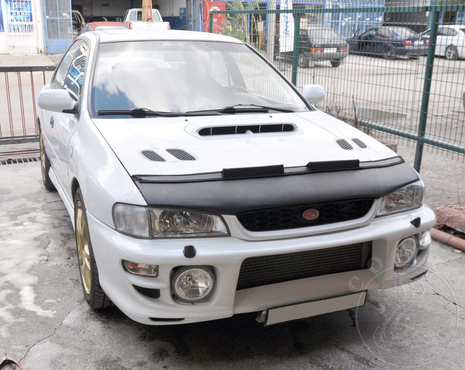 Subaru Impreza Hood Bra Cover (1997-2001) - Custom Fit Car Bonnet Mask Protector for 97-01 Models | UV Protection & Paint Shield | Perfect for Road Trips & Daily Commuting