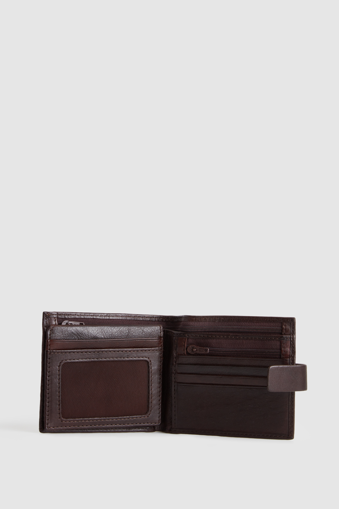 Marcus Genuine Leather Tab Wallet for Men - Slim RFID Blocking Bifold Wallet with Card Slots & ID Window - Perfect for Everyday Use, Travel, and Business