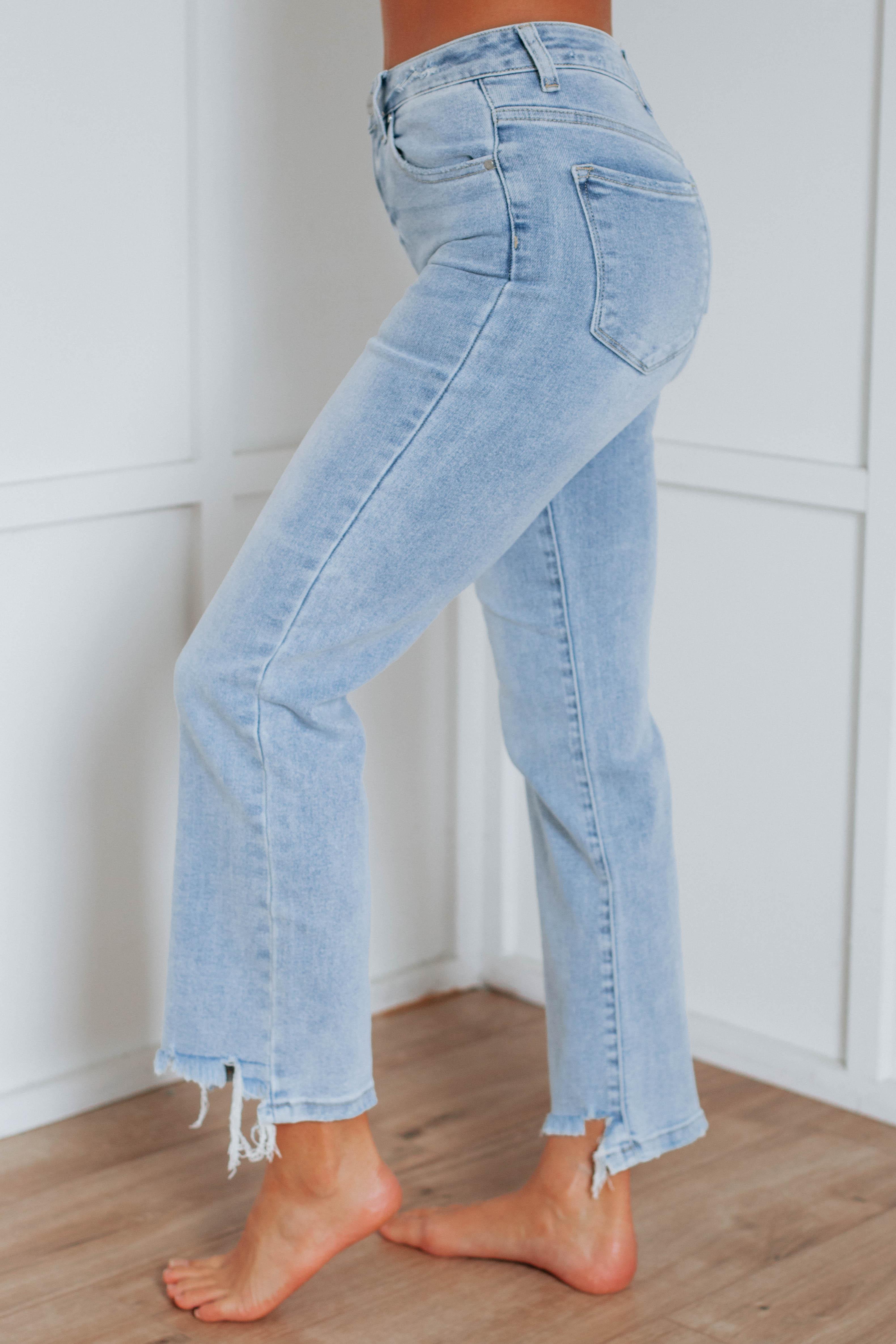 Millie Risen Women's Light Wash High Waist Skinny Jeans - Comfortable Stretch Denim for Casual Wear & Everyday Outfits