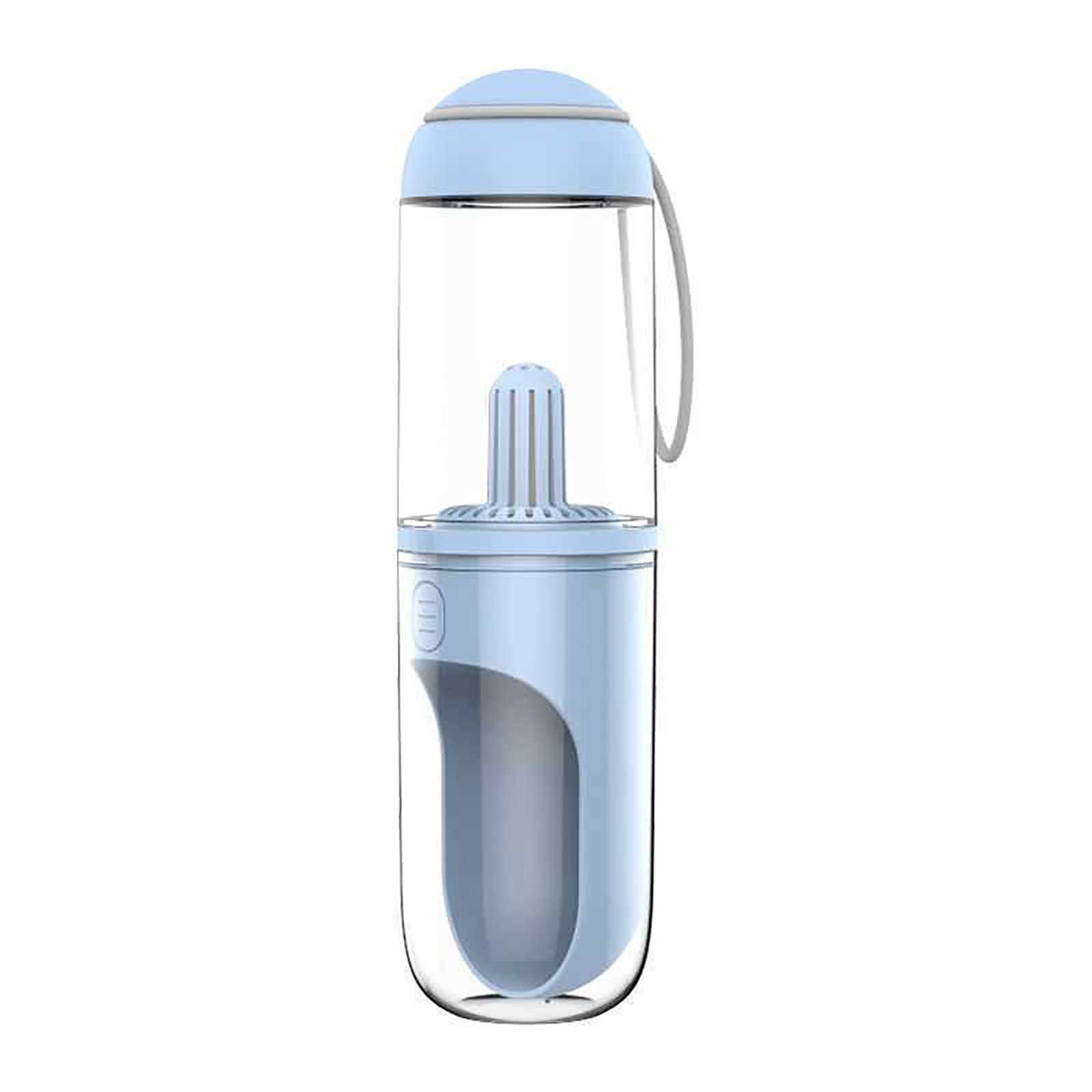Leak Proof Dog Water Bottle - 330ml Portable Pet Water Dispenser with Drinking Bowl, ABS Resin for Outdoor Walking, Hiking & Travel - Blue | Perfect for Dogs on the Go