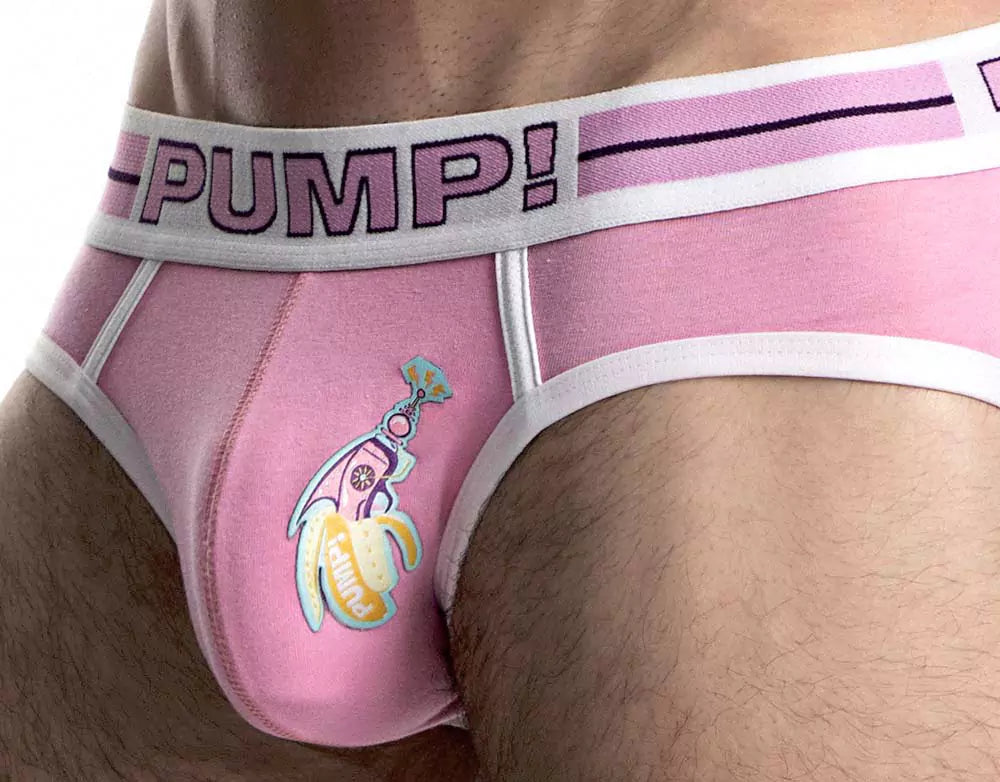 PUMP! Space Candy Brief Pink - Soft & Comfortable Women's Underwear for Everyday Wear - Perfect for Workout, Lounge & Sleep