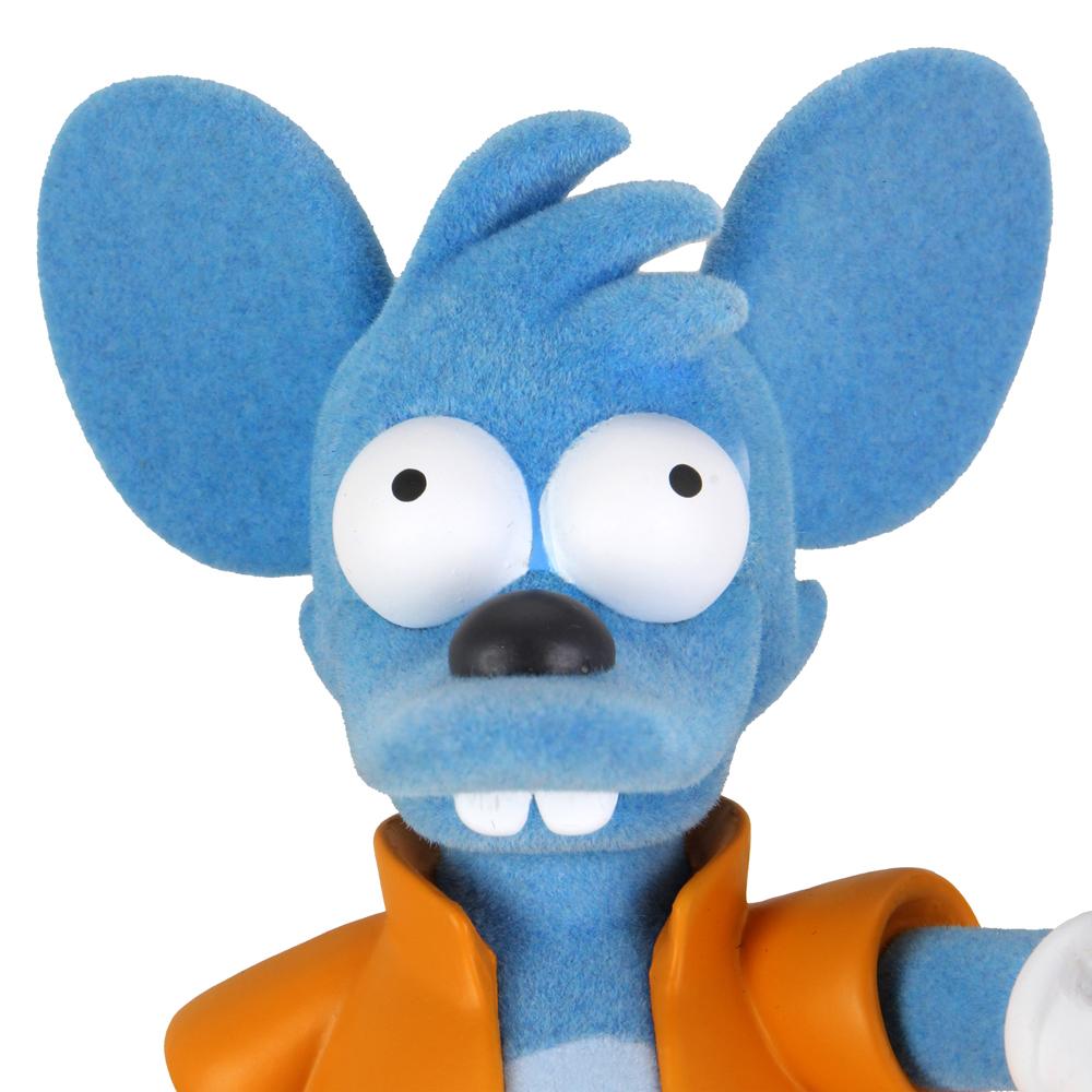 The Simpsons x Kidrobot Itchy & Scratchy Flocked Medium Figure Set - IamRetro Exclusive - Perfect for Collectors, Home Decor, and Pop Culture Enthusiasts
