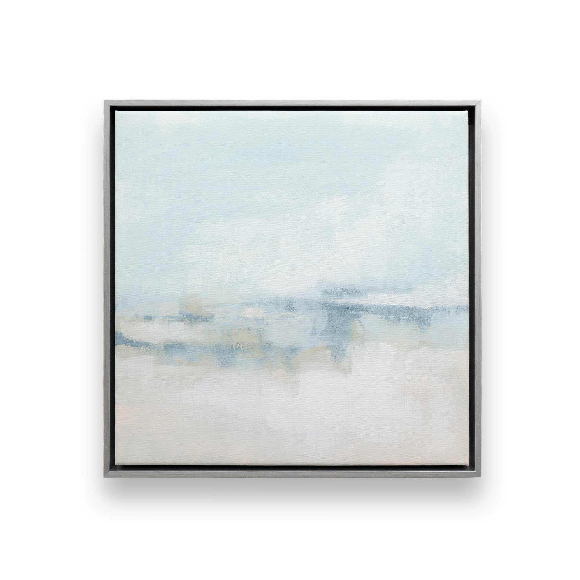 Cloudy Shoreline Hues - Set of 2 Premium Canvas Wall Art Prints for Coastal Home Decor | Perfect for Living Room, Bedroom & Beach House