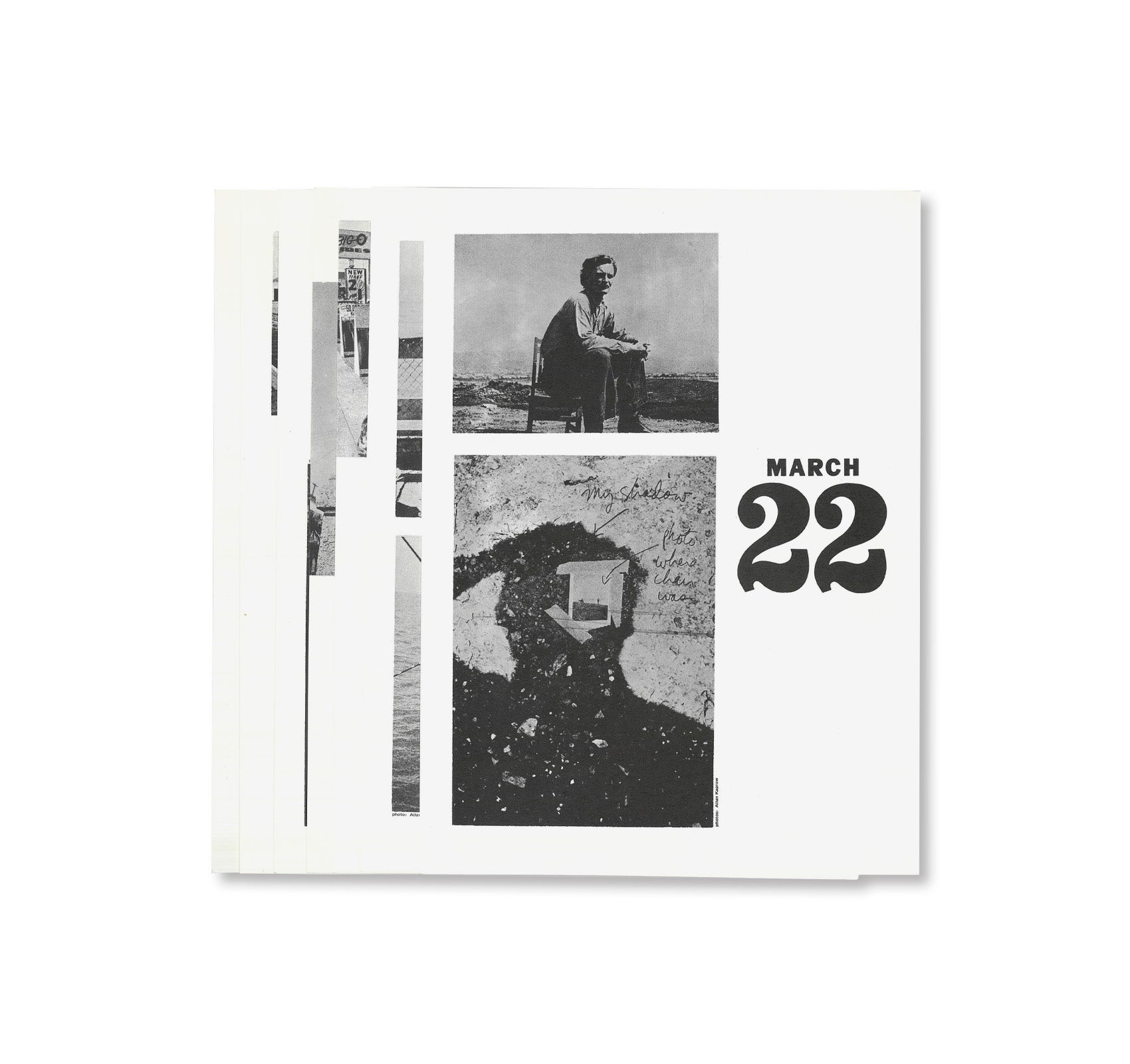Allan Kaprow 1970 Performance Art Photo - POSE: Carrying Chairs Through the City, Sitting Down Here and There - Conceptual Art Photography for Modern Art Collectors & Gallery Displays