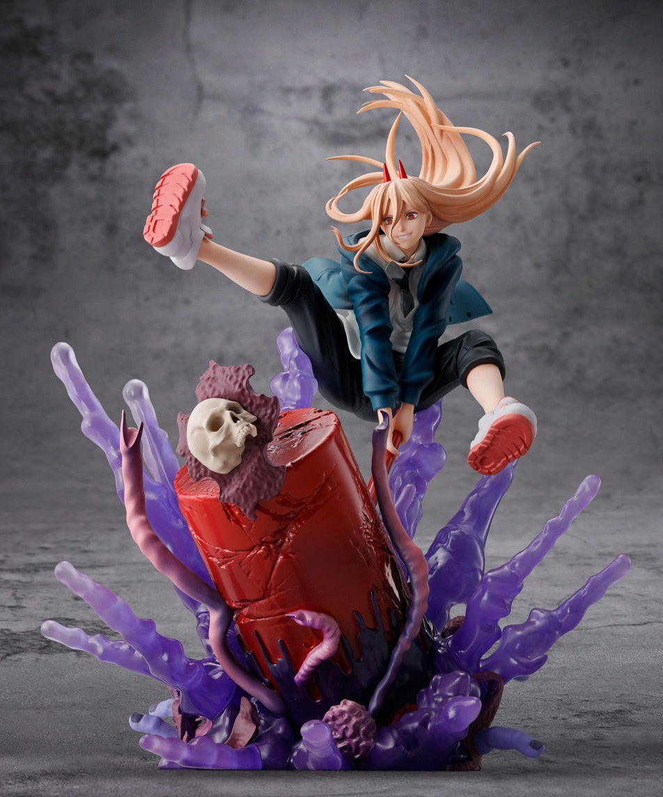 Figuarts Zero Chainsaw Man Power Action Figure - Premium Anime Collectible for Display & Gifts | Perfect for Anime Fans, Home Decor, and Office Display