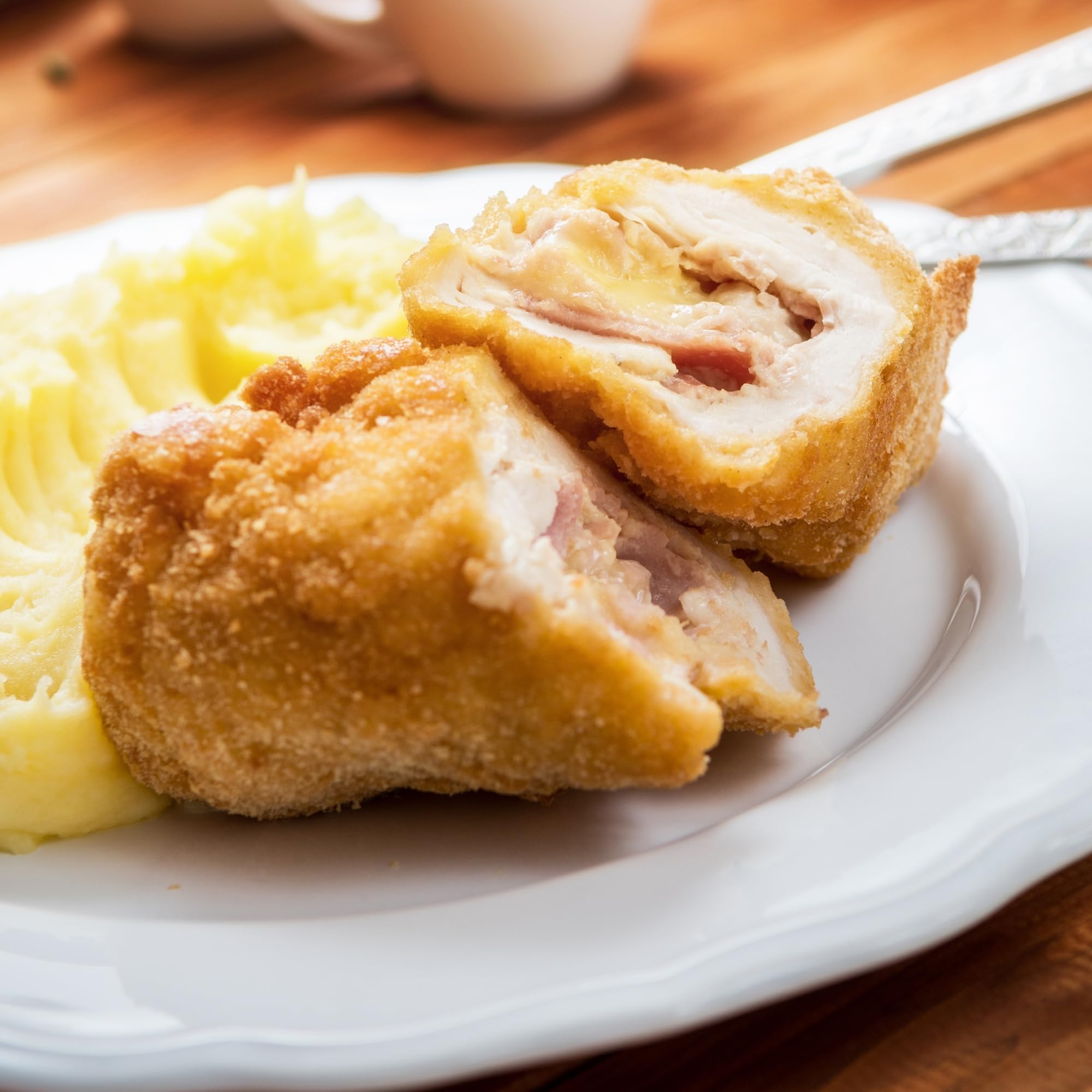 Uncooked Homestyle Breaded Cordon Bleu Boneless Chicken Breasts - 12 Pack (7oz Each) | Premium Quality Chicken for Easy Meals & Family Dinners | Perfect for Quick Cooking, Meal Prep & Gourmet Dishes