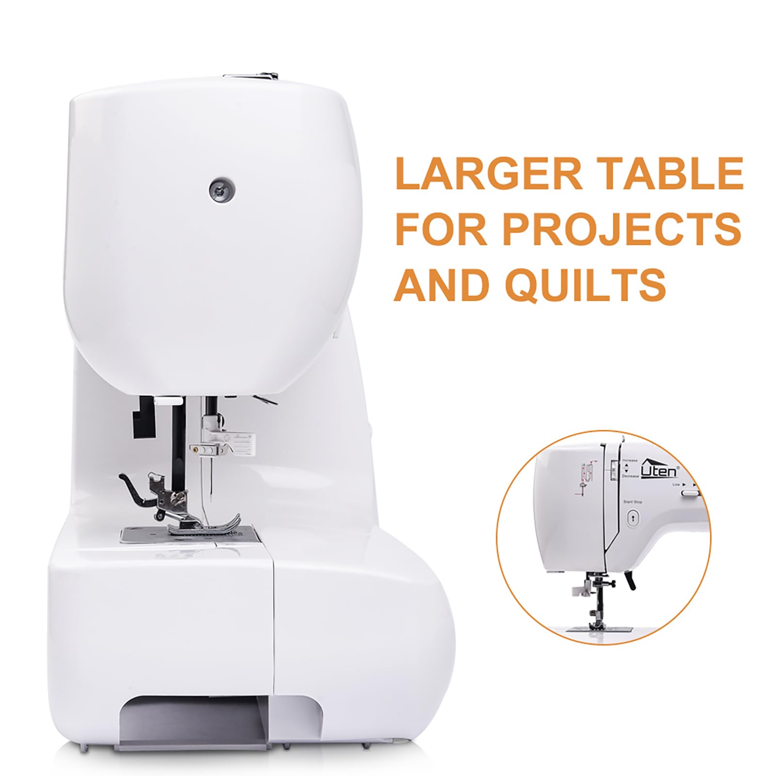 Computerized Embroidery Sewing Machine with 60 Built-in Stitches - Perfect for Quilting, Dressmaking & Home Decor Projects