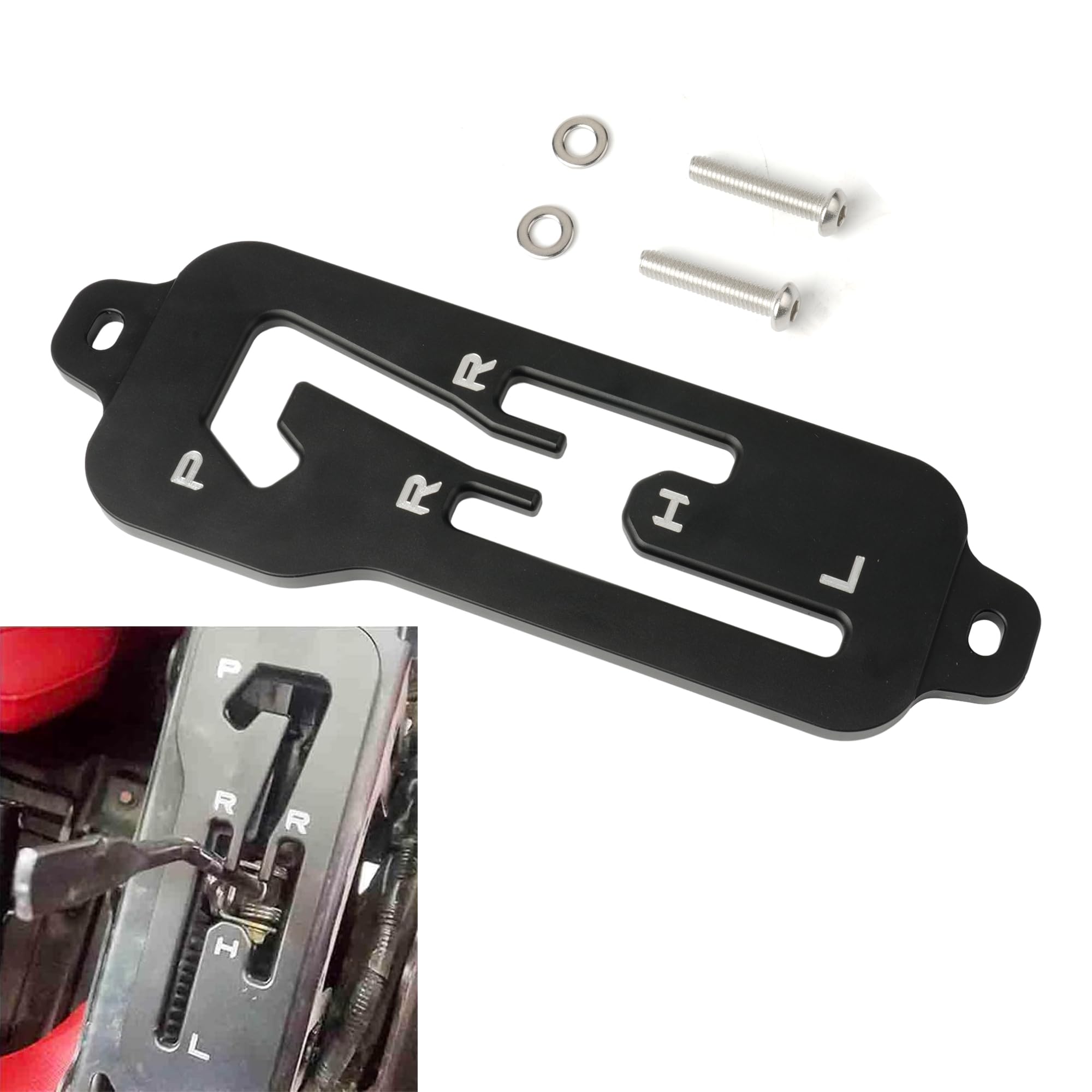 High-Quality Gate Shifter Plate Gear Selector Shift Gate Compatible with 2019-2023 Honda Talon 1000R, 1000X, 1000X-4 - Durable Black Off-Road Upgrade for Smooth Gear Shifting
