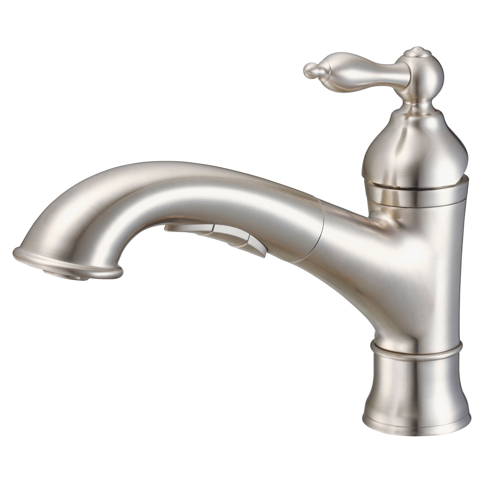 Danze Fairmont Stainless Steel Single Handle Pull-Out Kitchen Faucet with High Arc Spout - Perfect for Modern Kitchens & Easy Dishwashing