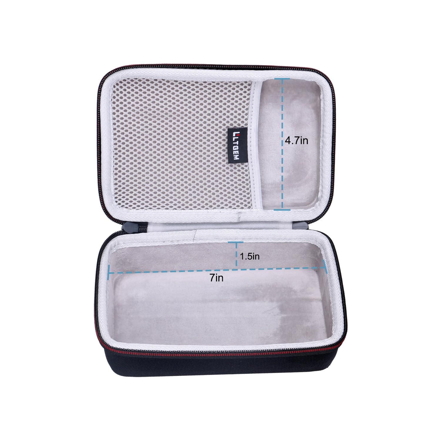 LTGEM Hard Travel Case for Focusrite Scarlett 2i2 & Solo (3rd Gen) USB Audio Interface - Protective Storage Box (7x4.7x1.5in) - Perfect for Studio, Live Performances & On-the-Go Musicians