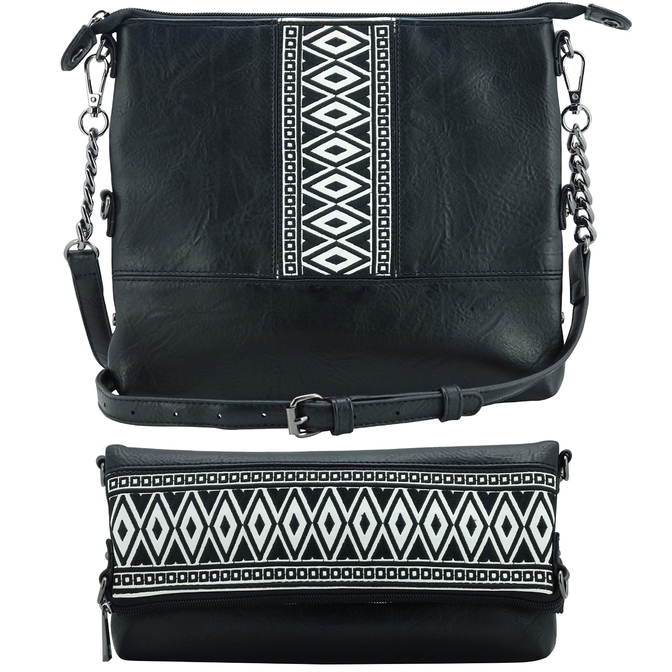 K&Bo Women's Lightweight Soft Leather Crossbody Bag - Small Travel Purse for Everyday Use, Shopping & Outings