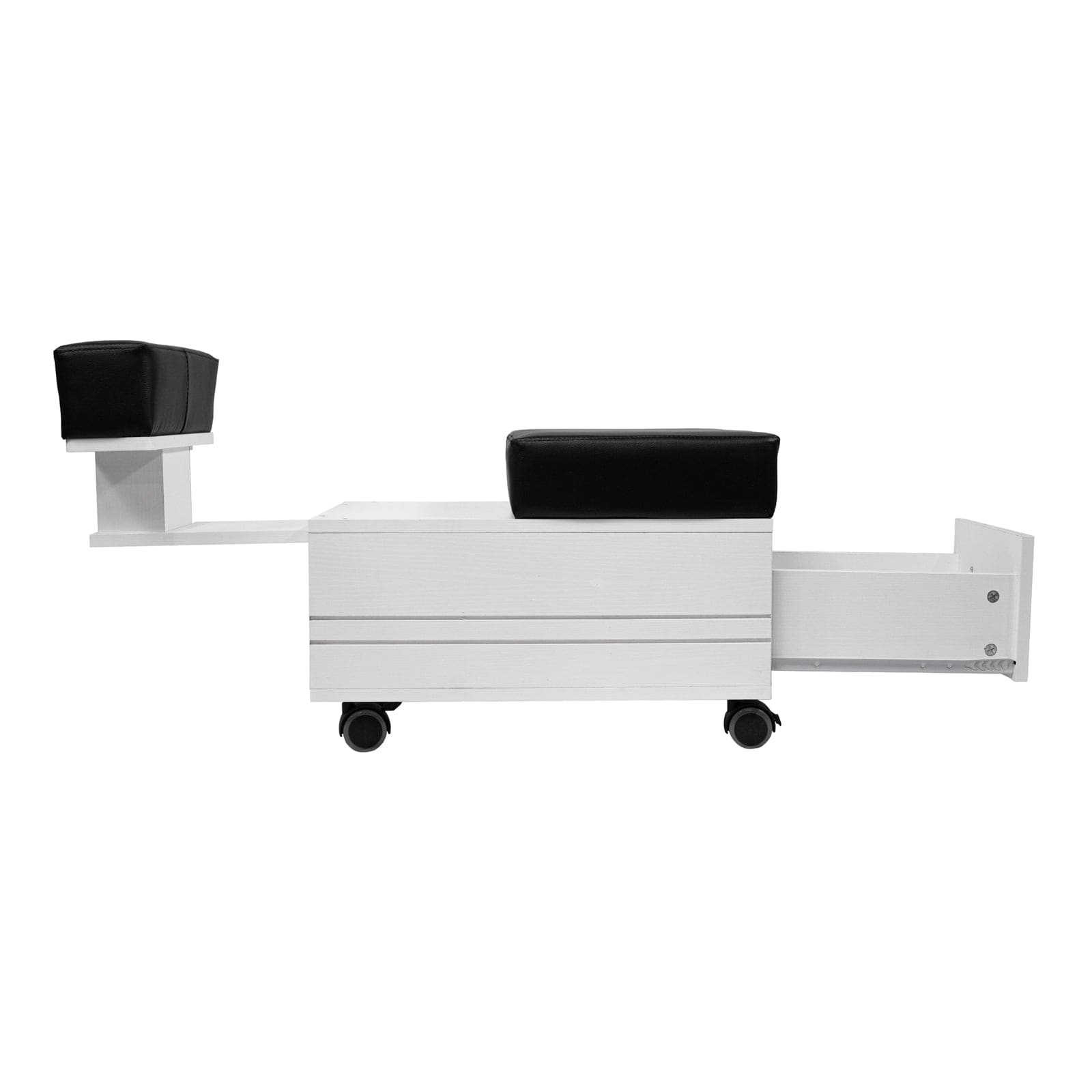 Alera Pedicart Stool - Adjustable Rolling Stool for Salon, Spa & Medical Use - Ergonomic Seat with Wheels for Comfort & Mobility - Perfect for Hairdressers, Nail Technicians & Healthcare Professionals