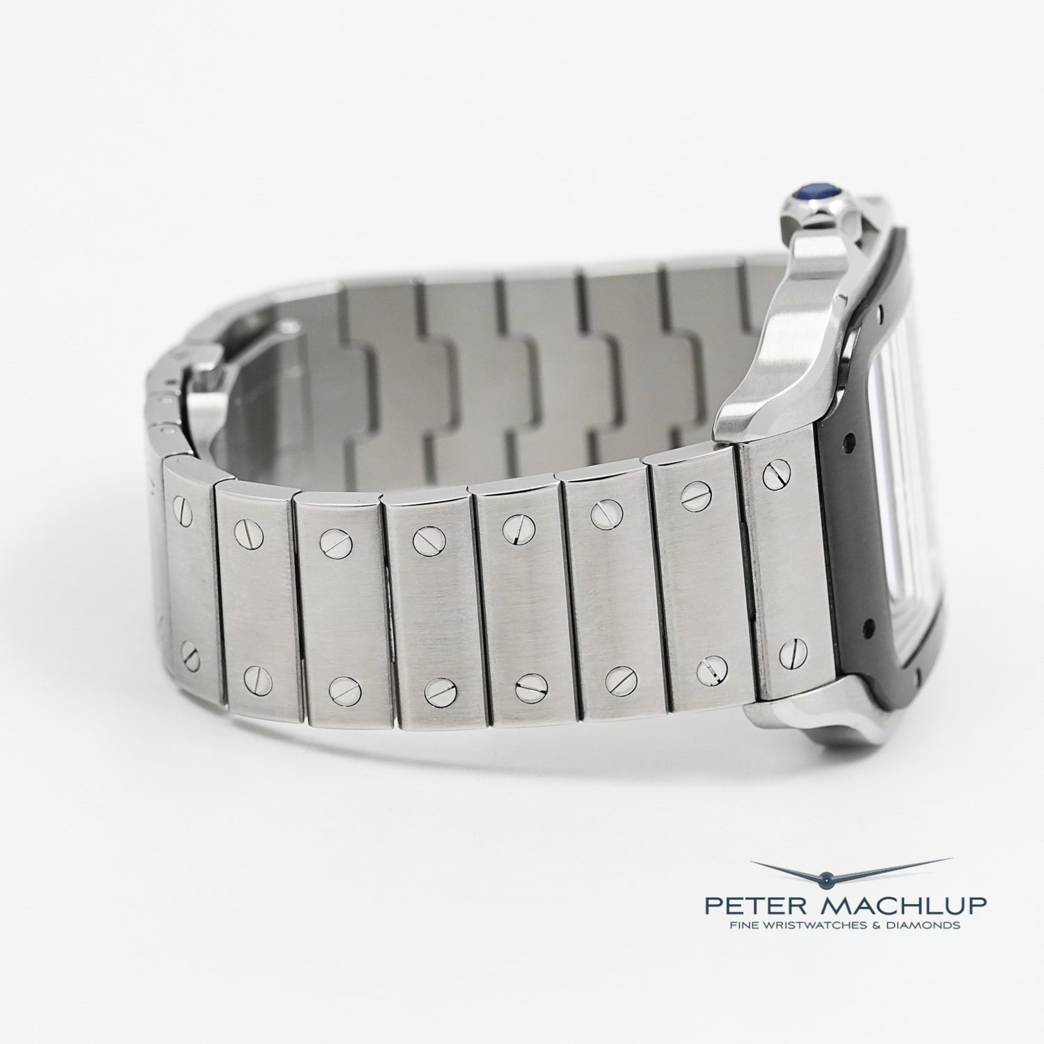 Cartier Santos de Cartier Automatic Watch ADLC Black - Luxury Men's Watch for Business & Formal Occasions