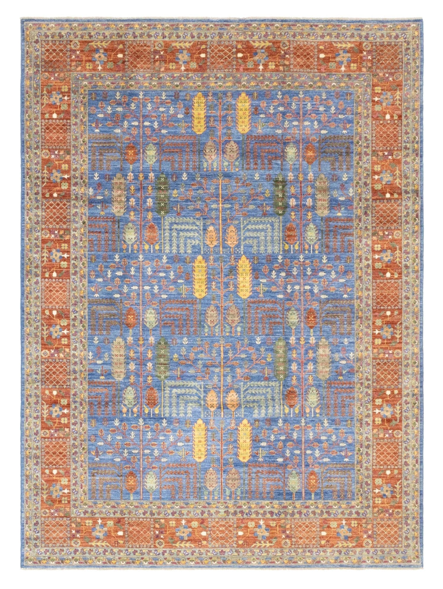 Handwoven Bakshaish Willow Tribal Rug - Authentic Persian Design, J77770 - Perfect for Boho Living Room, Bedroom, or Home Decor