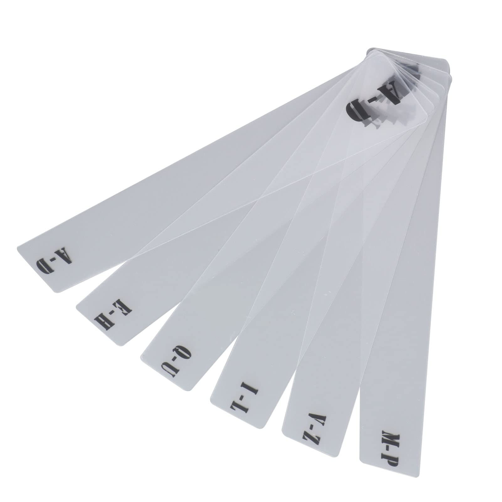 A to Z Alphabetical Index Card Dividers with Tabs - 26-Pack Record Shelf Organizer Dividers for Filing, Office, and Home Organization
