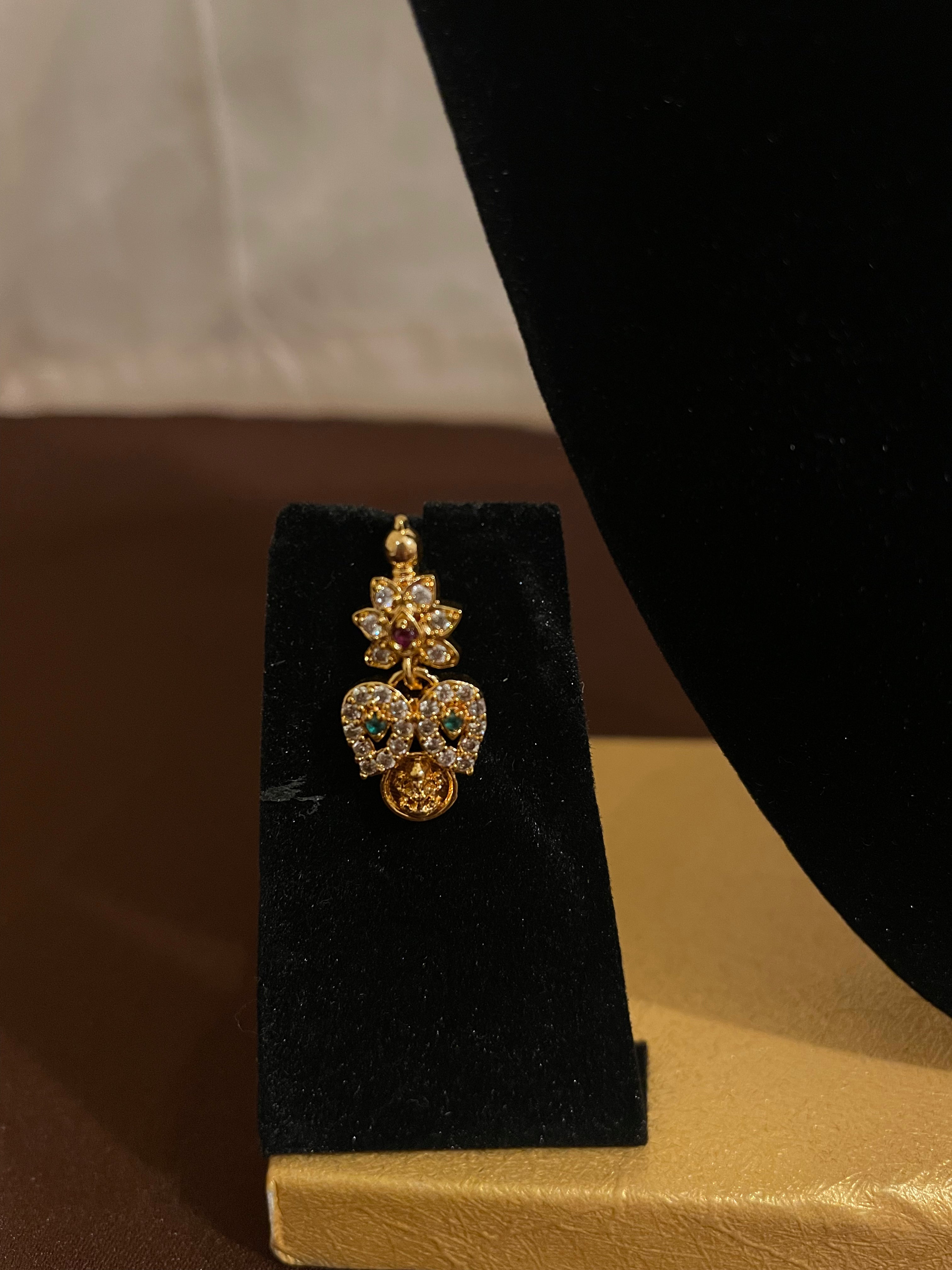 Elegant Gold Plated Necklace and Earrings Set for Women - Perfect for Weddings, Parties & Special Occasions