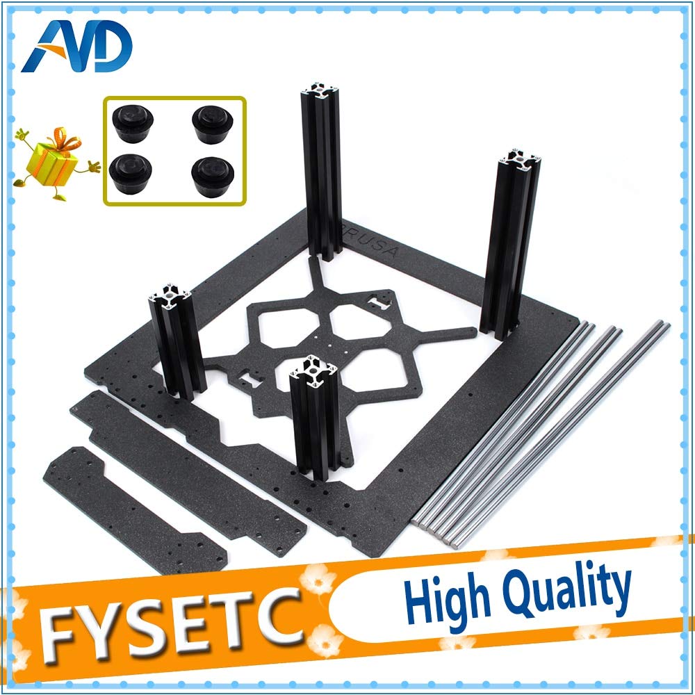 Original Prusa i3 MK3 3D Printer Parts Kit - Aluminum Frame, Black Profile & Smooth Rods for DIY 3D Printer Repairs & Upgrades | Perfect for Makers, Hobbyists & 3D Printing Enthusiasts