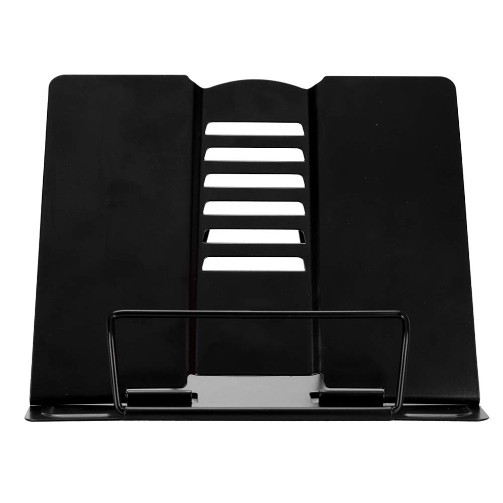 Adjustable Metal Book Stand Holder - Durable Reading & Display Stand for Office, School, Home | Eye Protection Desk Organizer for Books, Cookbooks, Calendars | Perfect for Studying, Cooking & Workspace Organization