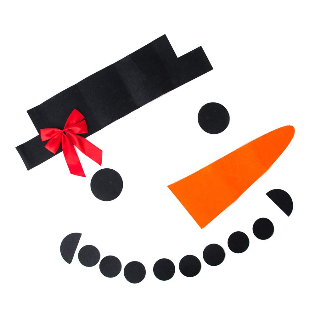 DIY Christmas Snowman Stickers - Holiday Window Clings for Outdoor Decor, Santa & Snowman Decals for Garage Doors, Windows - Perfect for Home, Office & Seasonal Festive Decorations