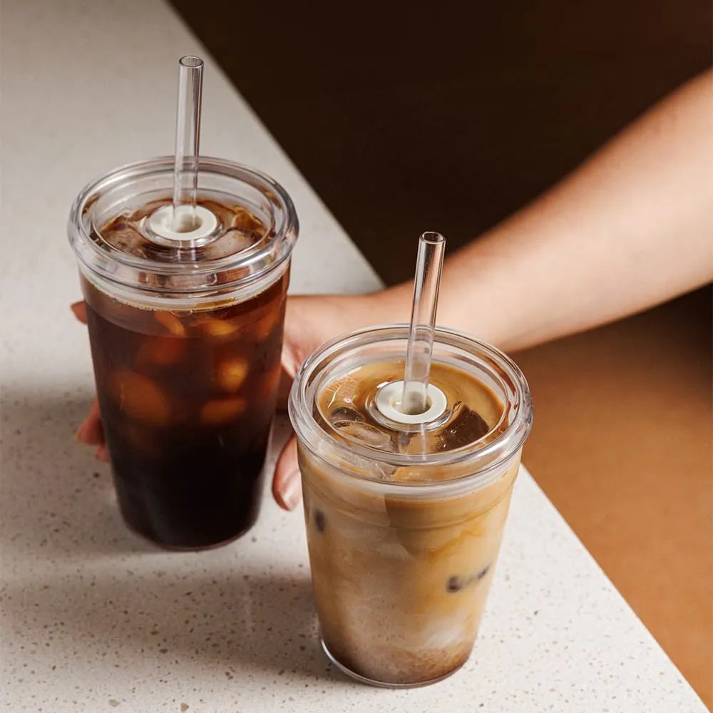 Original 12Oz Medium Cold Cup - Insulated Stainless Steel Tumbler for Iced Coffee, Smoothies & Cold Drinks - Perfect for Home, Office & Travel Use
