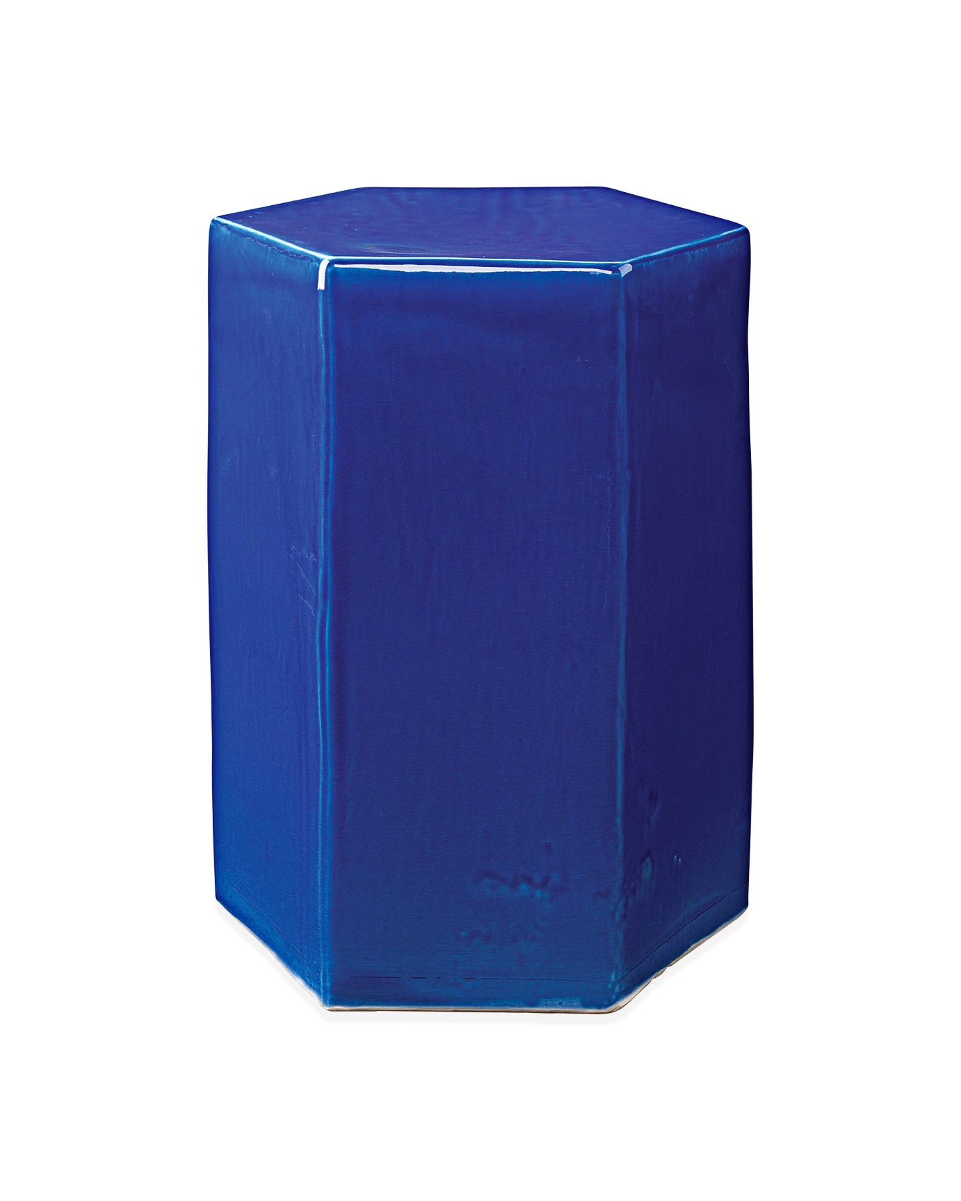 Porto Side Table - Large Cobalt Blue Accent Table for Living Room, Bedroom, or Office | Modern End Table with Sturdy Metal Frame