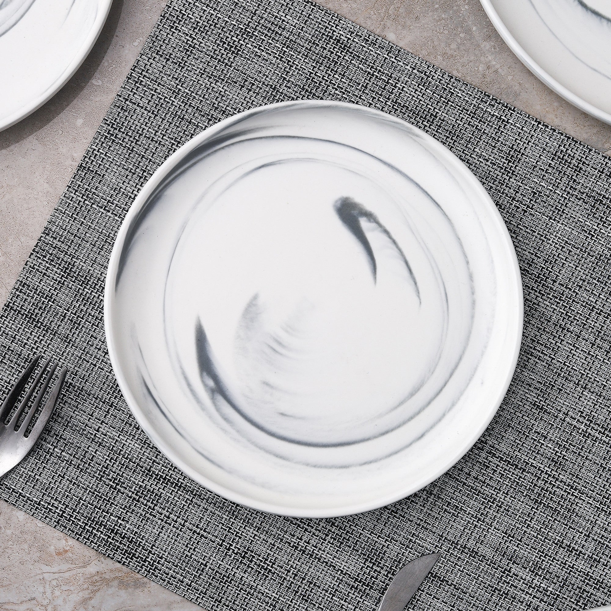 Brighton Porcelain Salad Plate - Elegant Gray Dinnerware for Fine Dining & Entertaining | Perfect for Restaurants, Weddings & Special Occasions
