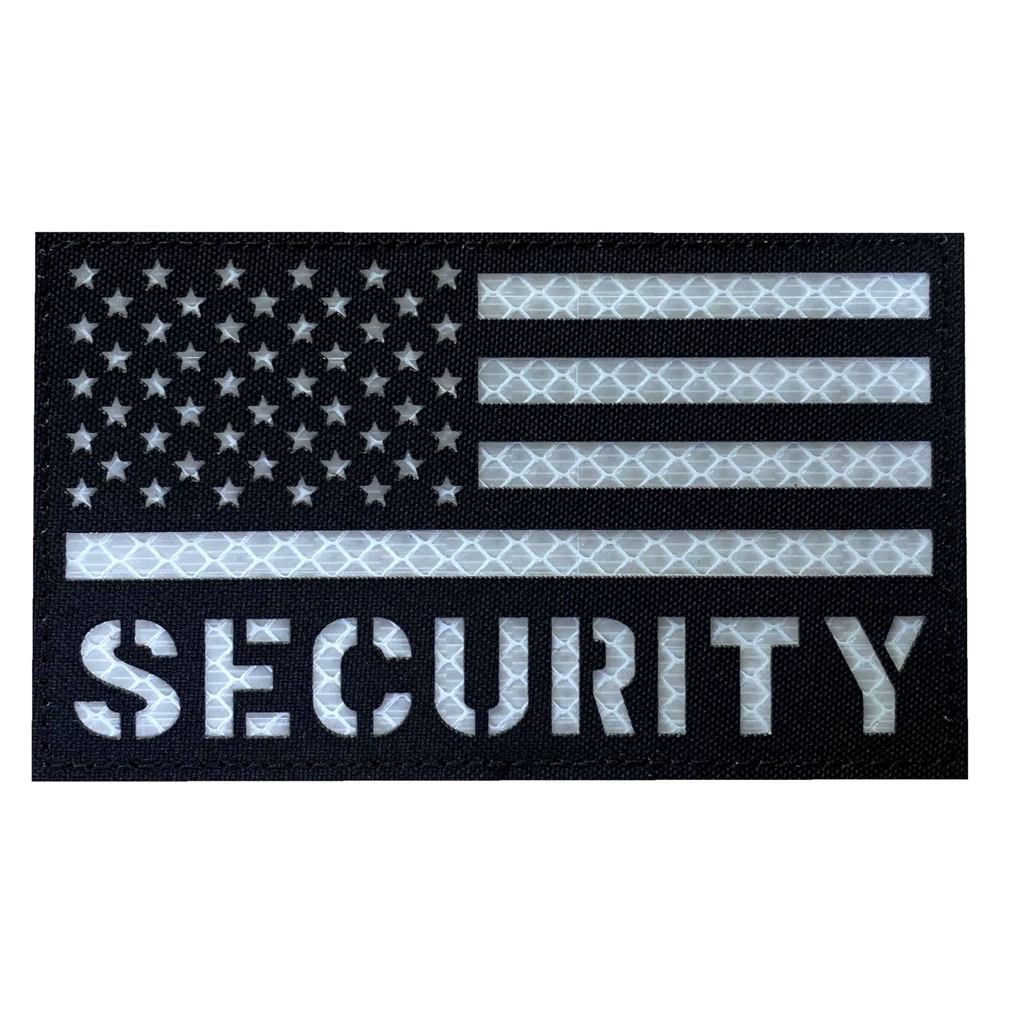 3x5 US Flag Reflective Patch - Tactical Vest & Harness for Outdoor Safety