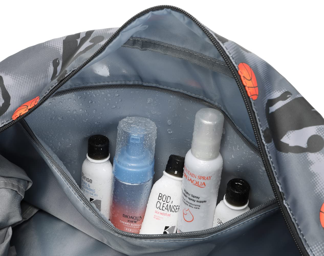 Premium Duffle Gym Bag for Men & Teen Boys - Large Sports Travel Bag for Overnight Trips, Workouts & Weekender Getaways (Grey) - Perfect for Gym, Travel & Sleepovers