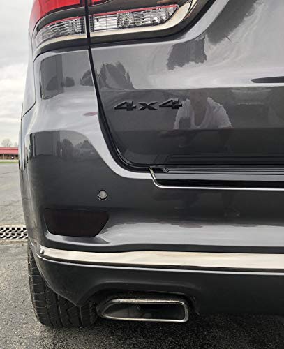 Blackout Rear Lower Reflector Covers for Jeep Grand Cherokee - Smoke Lens Tail Light Covers for Off-Roading & Night Driving Protection