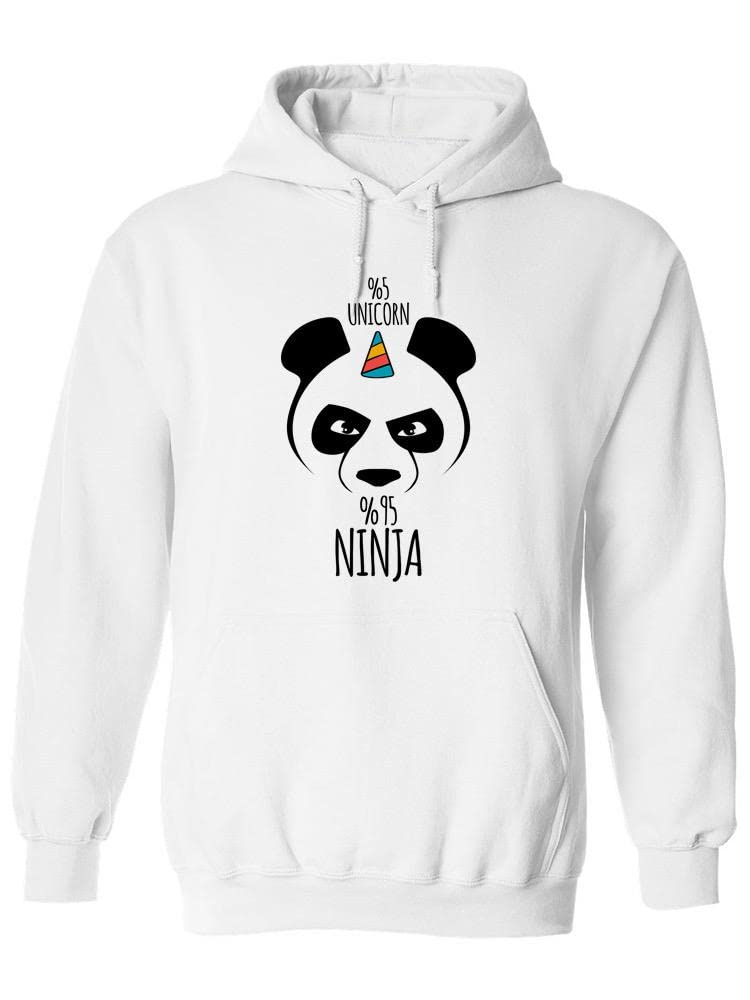 Smartprints Unicorn Ninja Hoodie for Women - Cute & Comfortable Pullover Sweatshirt - Perfect for Casual Wear, Gifts & Cosplay