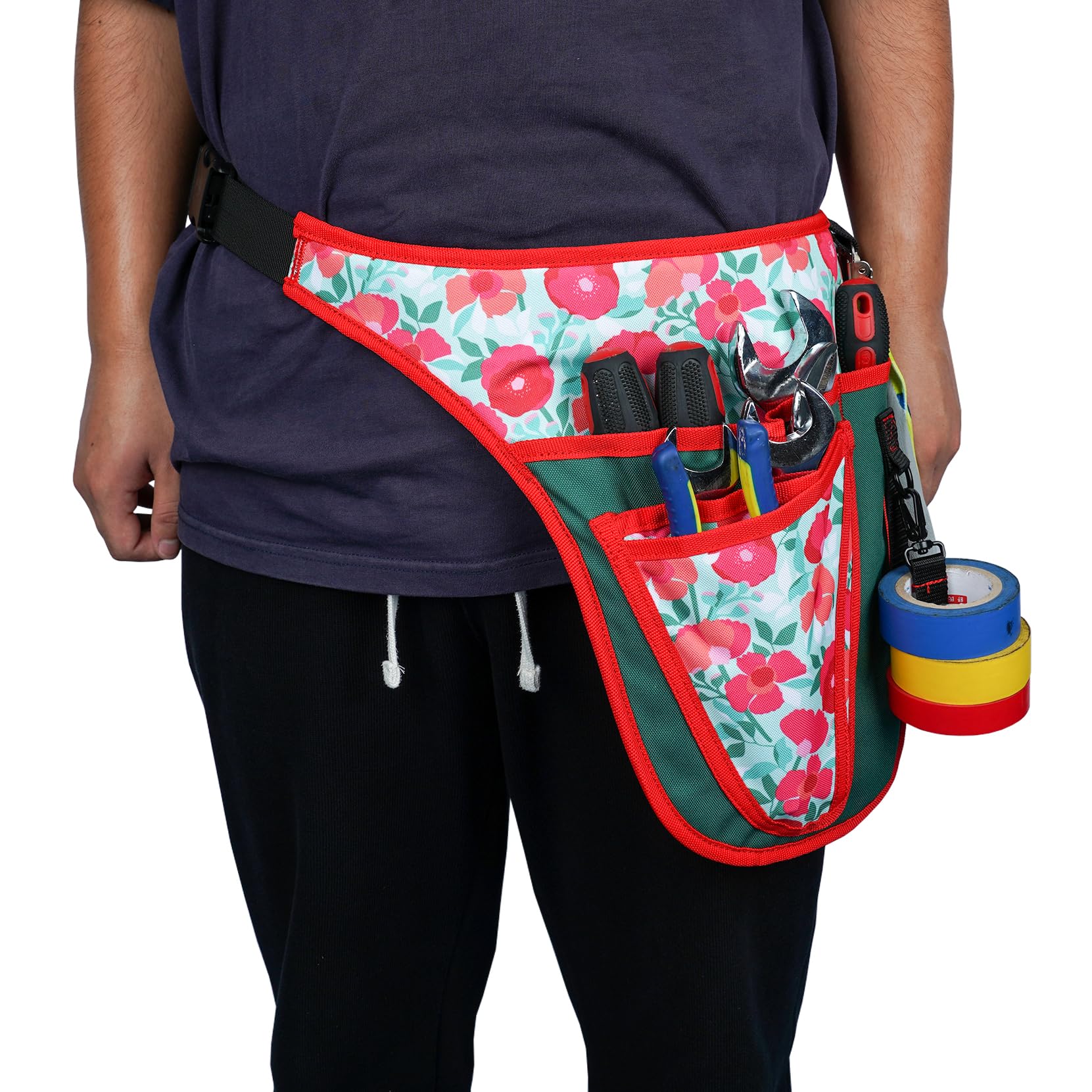 KUNN Adjustable Garden Tool Belt - Multi-Purpose Organizer Pouch for Gardening, Plumbing, Florists & DIY Projects | Perfect for Outdoor Work & Home Improvement