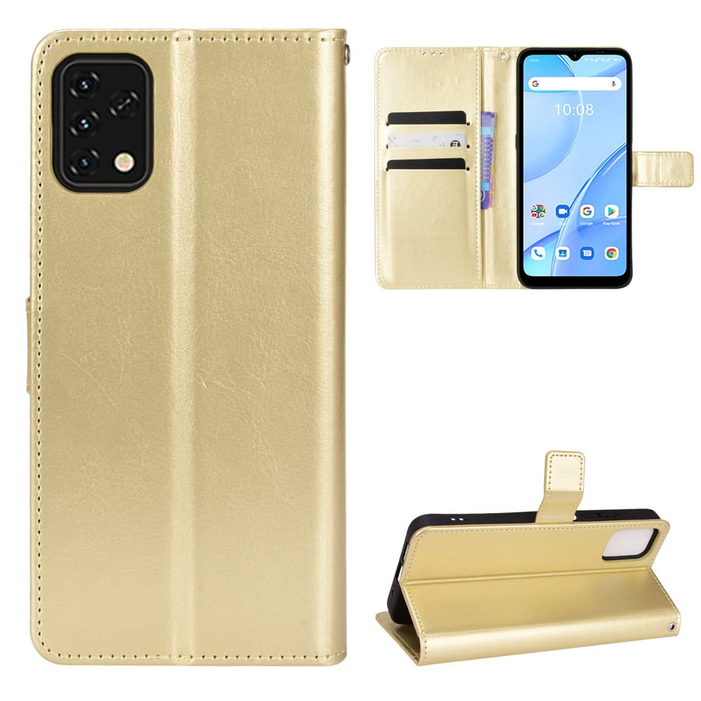 UMIDIGI Power 5S Wallet Case - Shockproof TPU Cover with Card Holder & Kickstand | Magnetic Flip Folio PU Leather Protective Case for Daily Use, Travel & Business Meetings