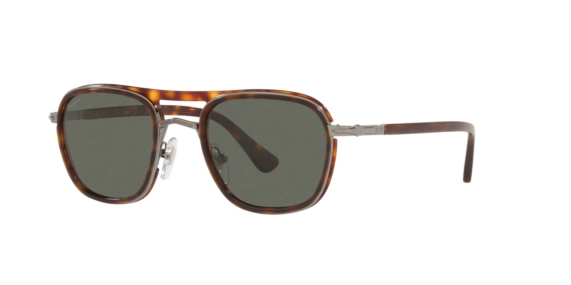 Persol PO2484S Square Sunglasses for Men & Women - Polarized UV Protection - Classic Retro Style - Perfect for Driving, Travel & Outdoor Activities