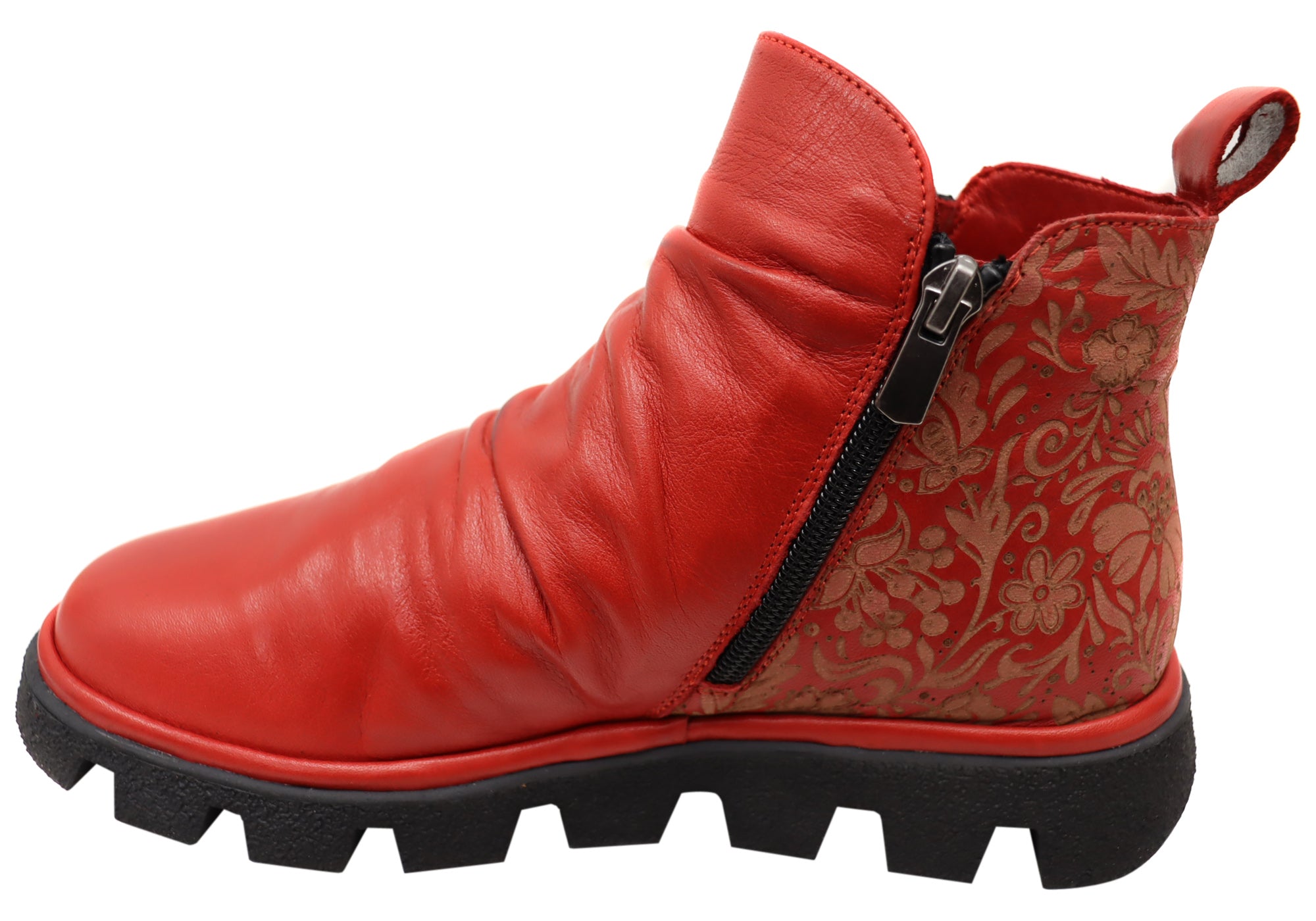 Orizonte Intrepid Women's Comfortable Leather Ankle Boots - European Style for Casual Wear, Office & Fall Fashion