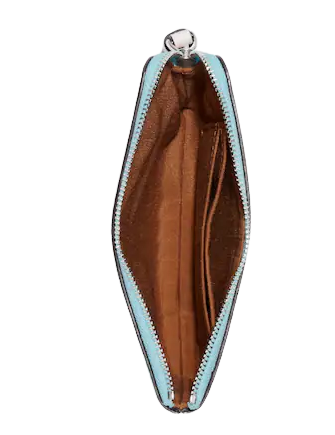 Coach Corner Zip Wristlet with Hawaiian Print - Stylish Crossbody Bag for Women, Perfect for Travel, Shopping & Everyday Use