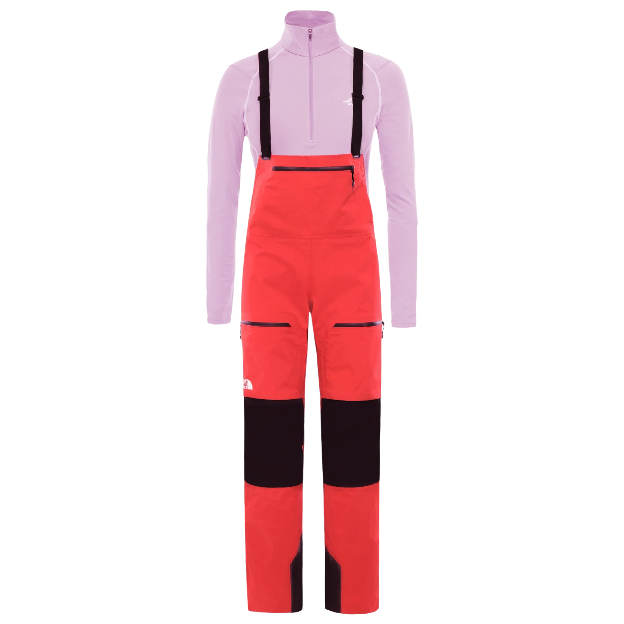 The North Face Women's L5 DryVent Waterproof Full-Zip Bib Pants - Winter Snow Sports, Hiking & Outdoor Activities