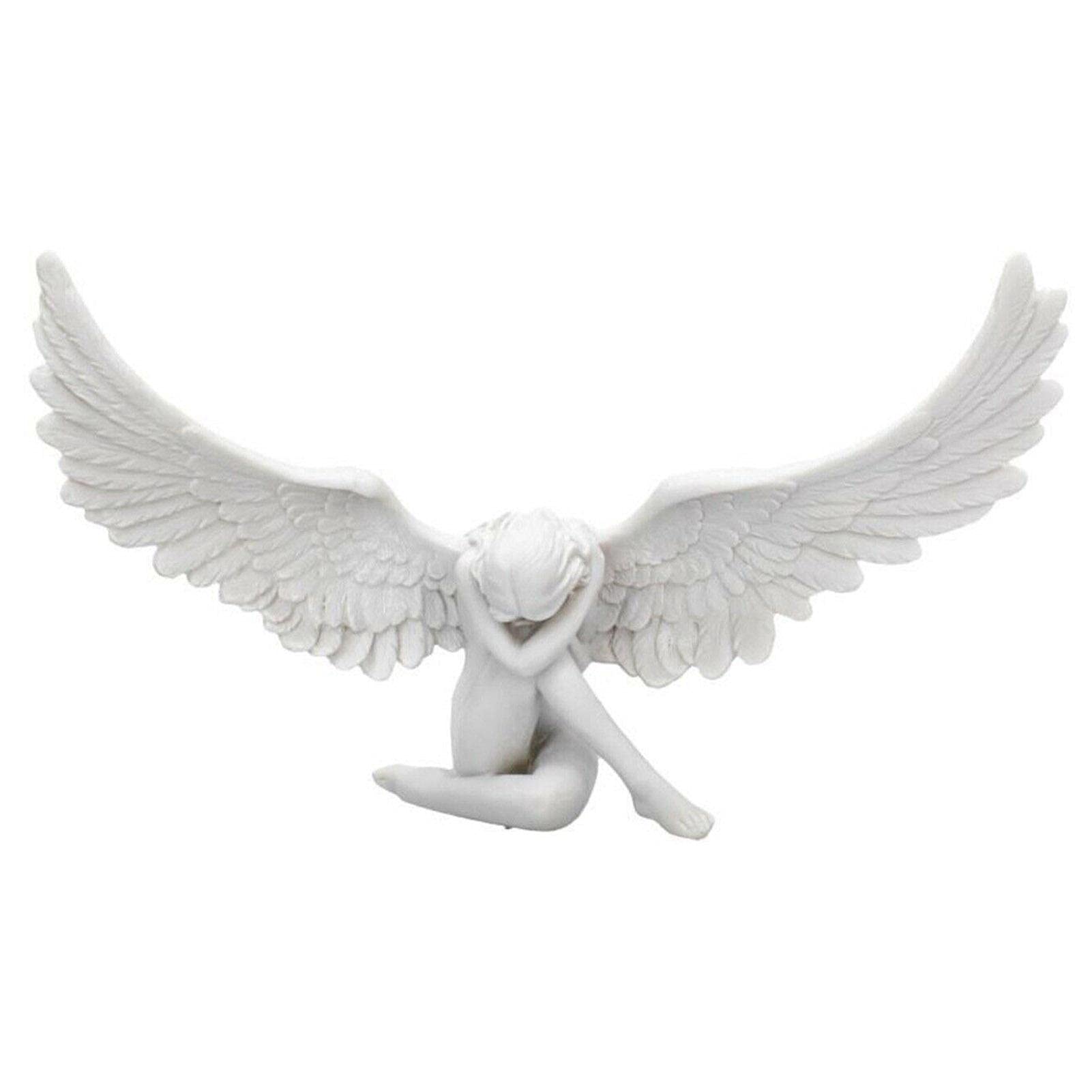 Activane Angel Art Sculpture - Religious Indoor Statue for Home Decor, Memorial & Redemption Gift - Perfect for Church Altars, Meditation Spaces & Sympathy Gifts
