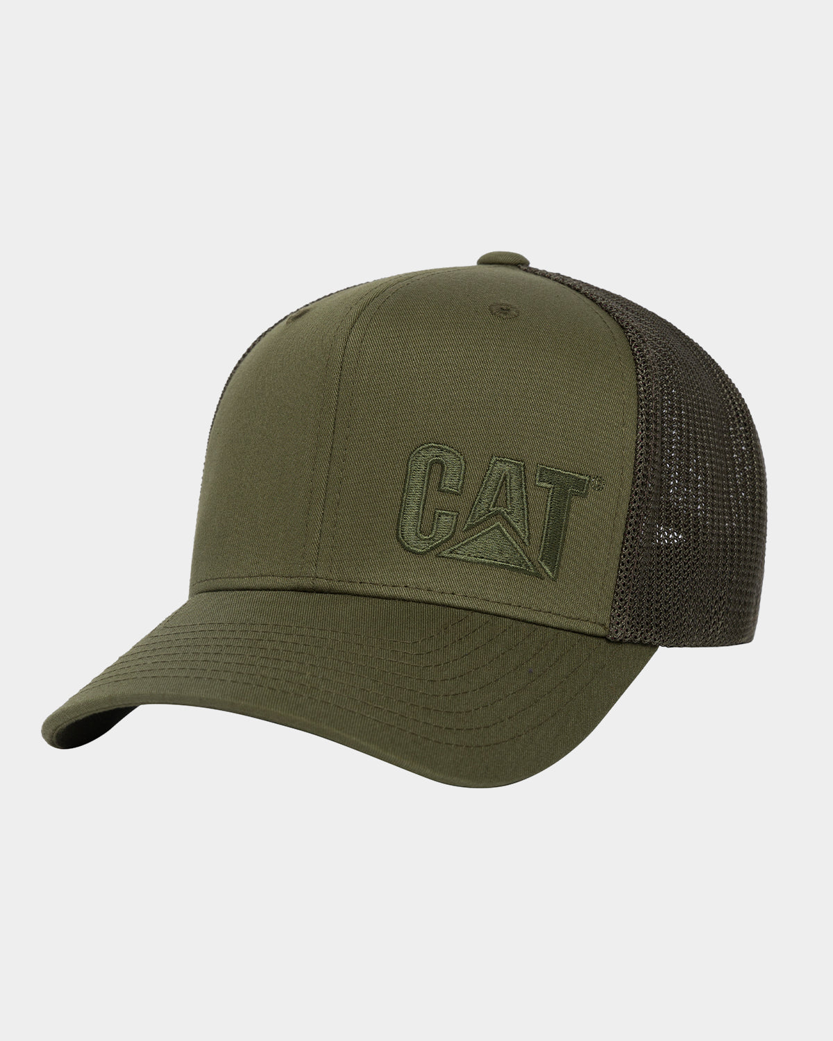 Flexfit Cat Logo Trucker Hat - Adjustable Snapback Cap for Men & Women - Perfect for Outdoor Activities, Sports, and Casual Wear