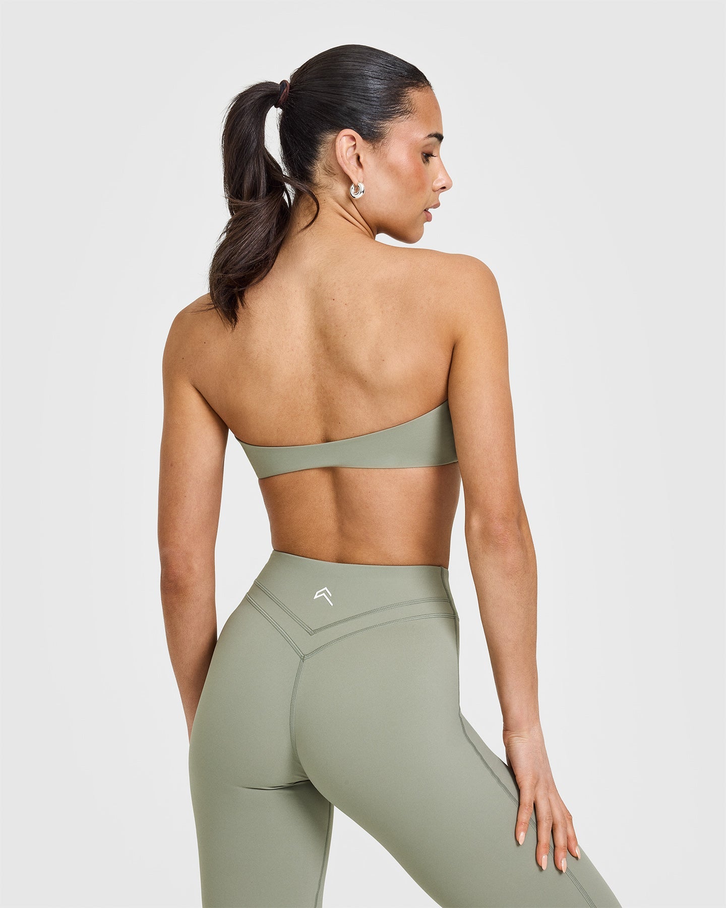Soft Sage Green Wireless Bralette - Seamless Comfort for Yoga, Lounge & Everyday Wear | Eco-Friendly Micro Bandeau Bra