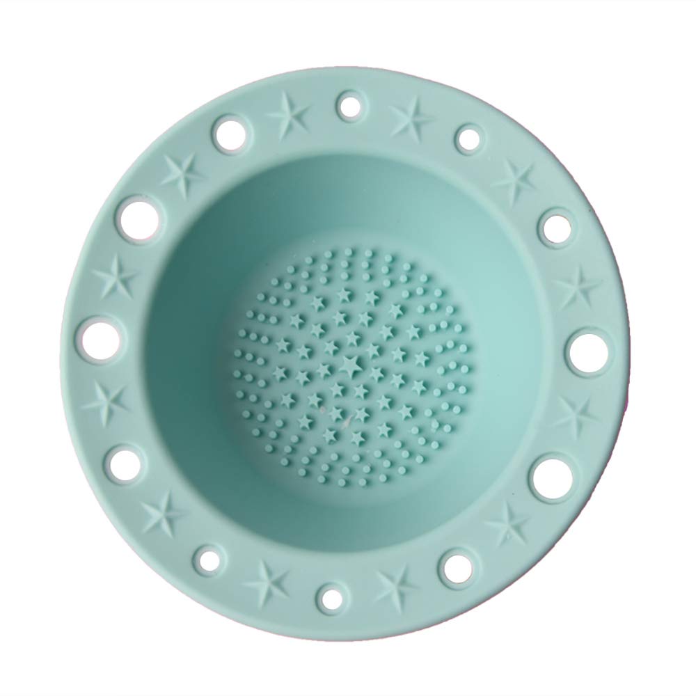 1 Pc Silicone Makeup Brush Egg Cleaner - Professional Scrub Board for Deep Cleaning Makeup Brushes - Perfect for Home & Travel Makeup Brush Care