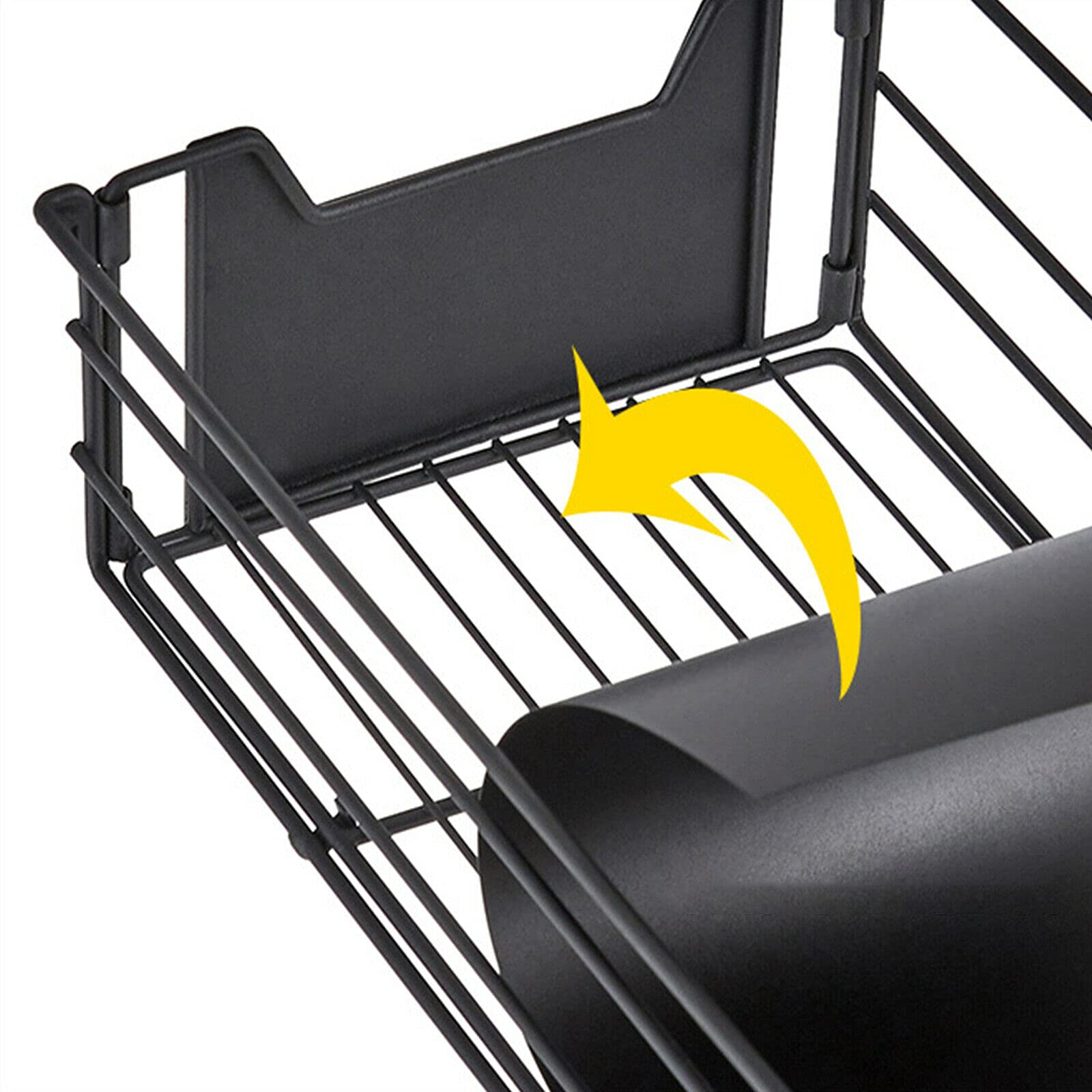 4-Tier Rolling Kitchen Storage Shelf with 4 Push-Pull Drawers & Wheels - Metal Utility Cart for Fruits, Vegetables & Home Organization - Perfect for Pantry, Supermarket & Restaurant Storage