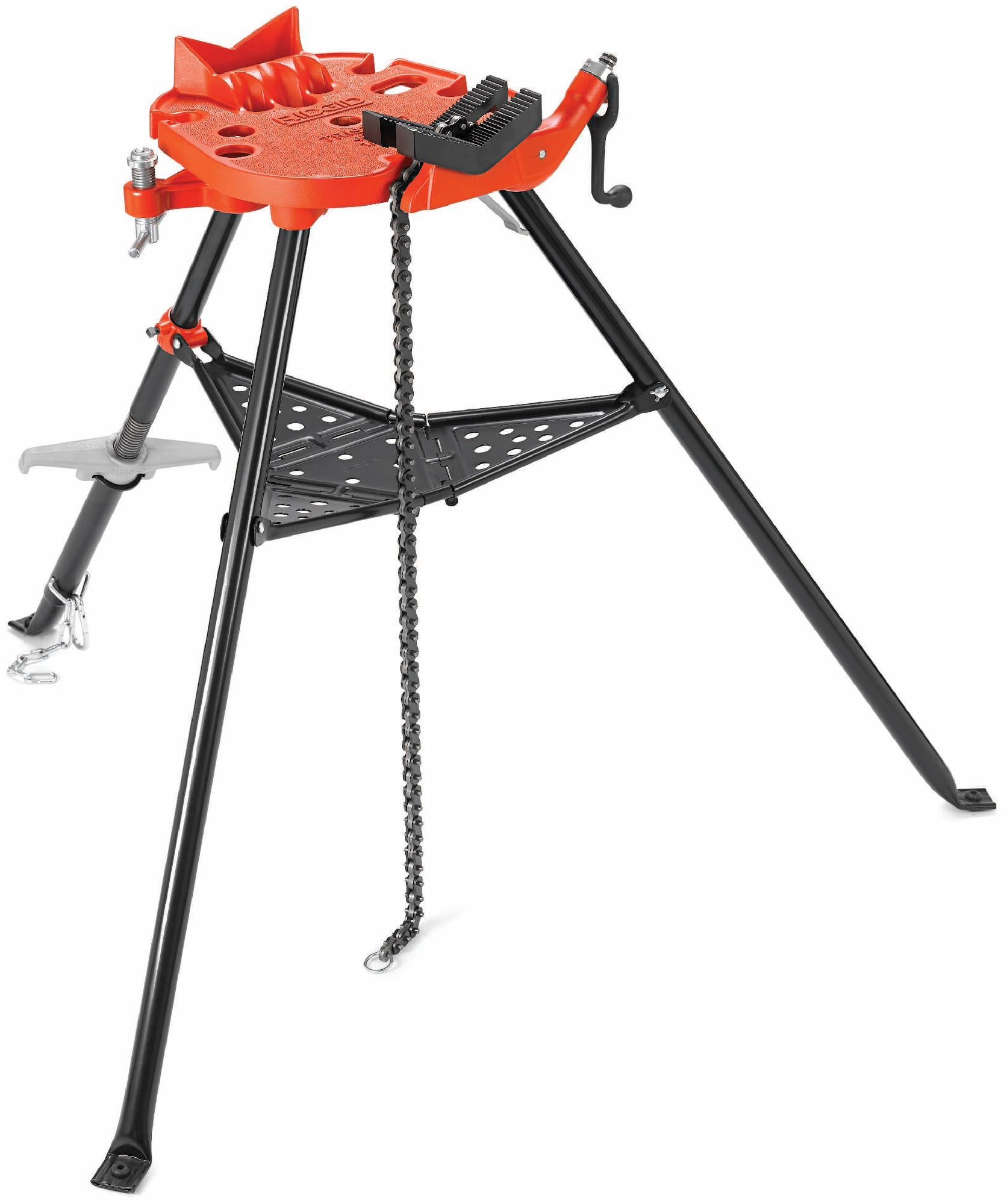 425 Portable TRISTAND Chain Vise 16703 - Heavy Duty Adjustable Pipe Clamp for Plumbing, HVAC & Metalworking - Perfect for Home Repair, Workshop & Construction Projects